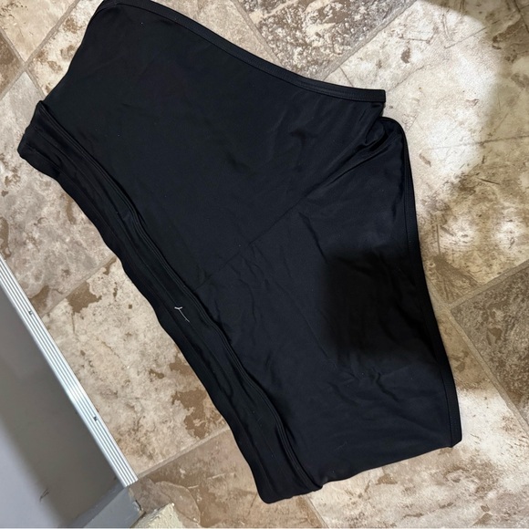 Women’s Joe Fresh NWT Black Swim Boy Short Bottoms Trunks Tie Waist Size XL - Picture 10 of 15